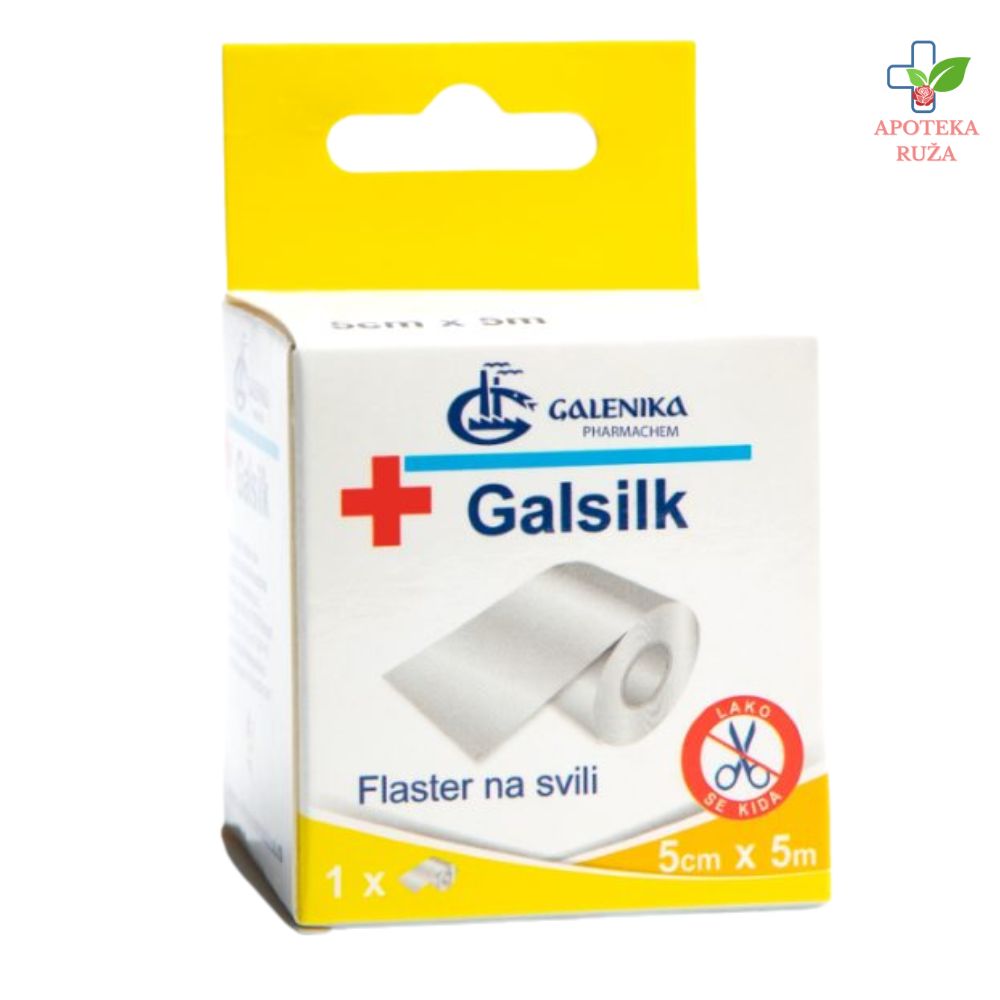 Flaster svileni 5cmx5m Galsilk – Galenika