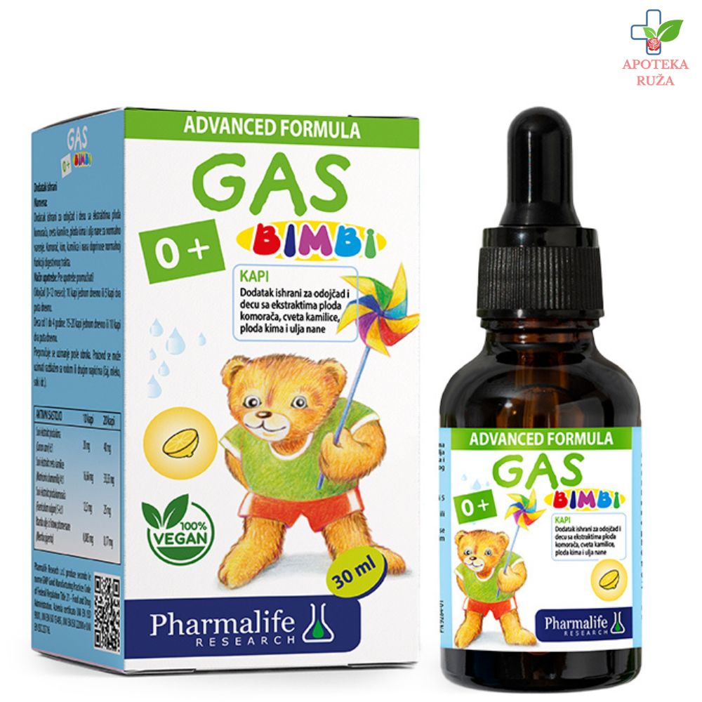 Gas Bimib protiv gaova i nadutosti kapi 0+ 30ml