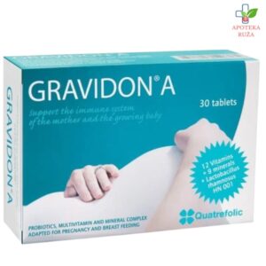 Gravidon A vitamini i minerali za trudnice 30 tableta