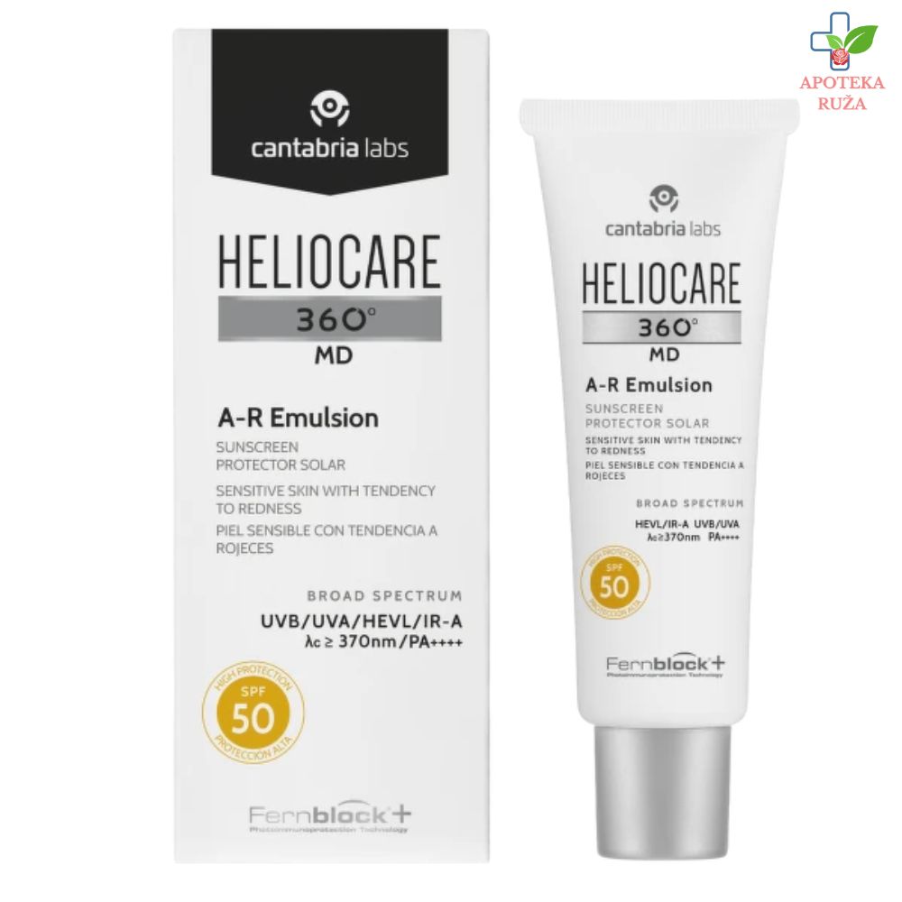 Heliocare 360 A-R Emulsion sunscreen SPF 50+ 50ml