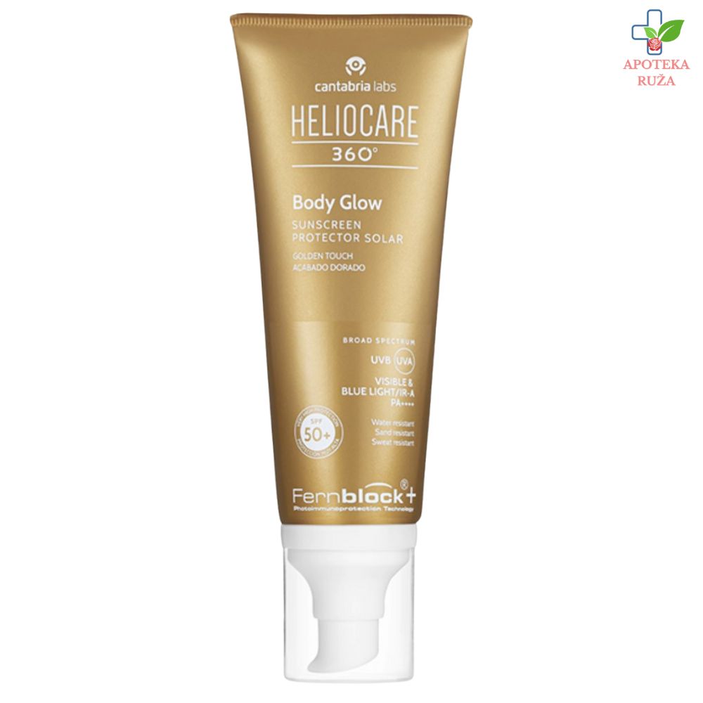 Heliocare 360° Body glow sunscreen SPF50+ 100ml
