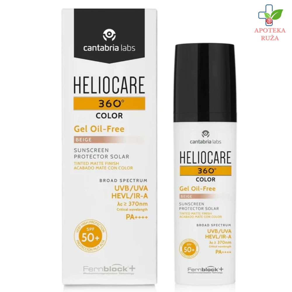 Heliocare 360° Color Gel Oil-Free sunscreen  SPF50+ Beige 50ml