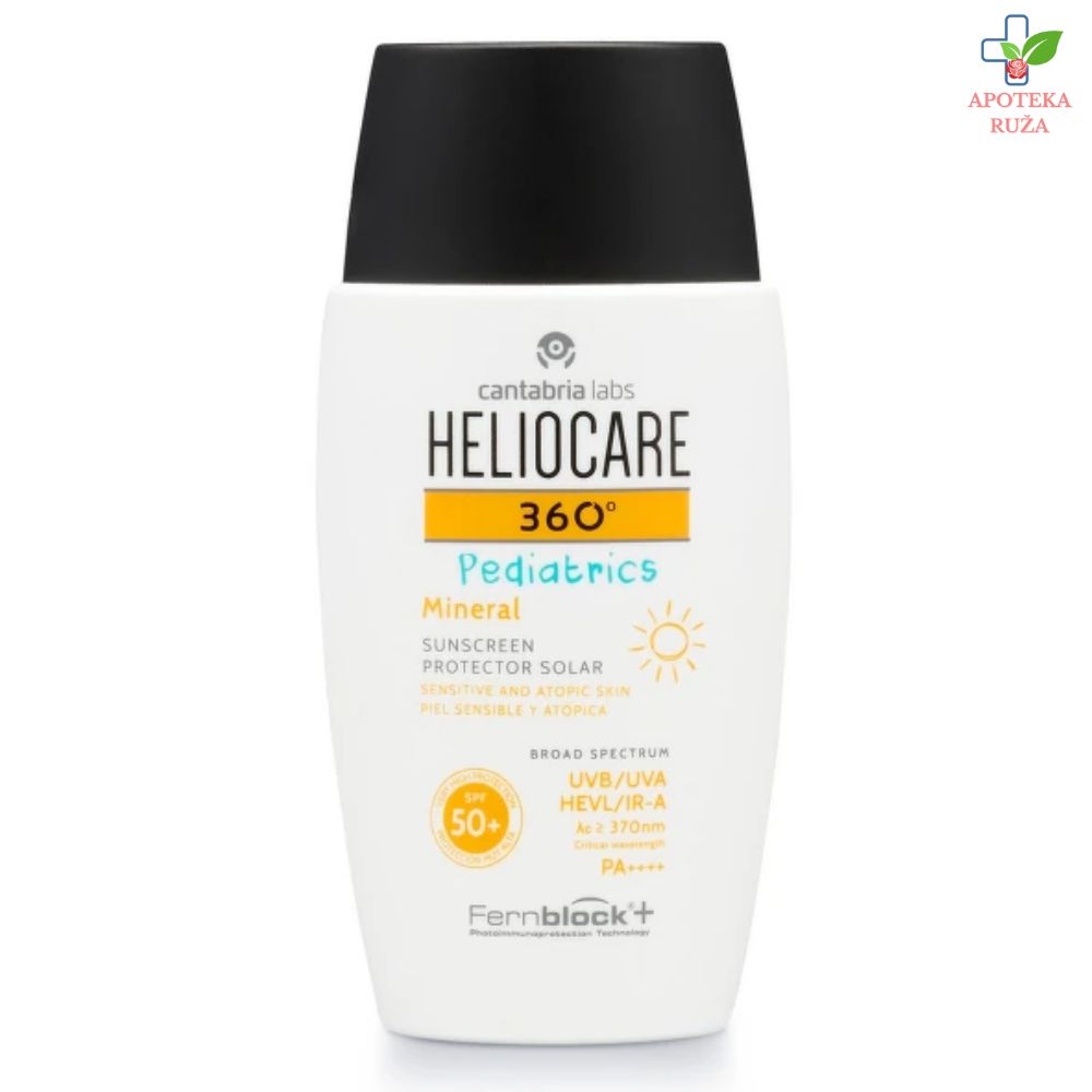 Heliocare 360° Pediatrics Mineral sunscreen sensitive and atopic skin SPF 50+ 50ml
