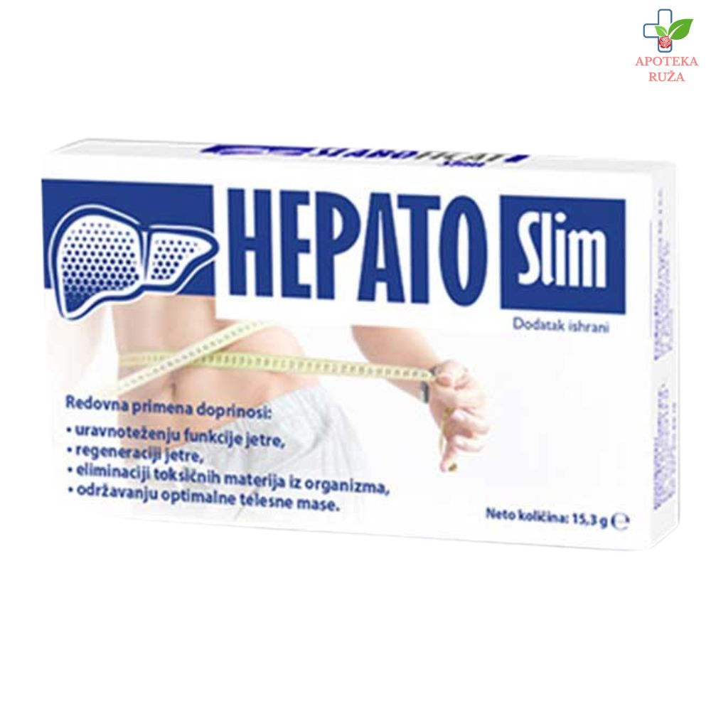 Hepatoslim za čišćenje jetre i mršavljenje 30 kapsula