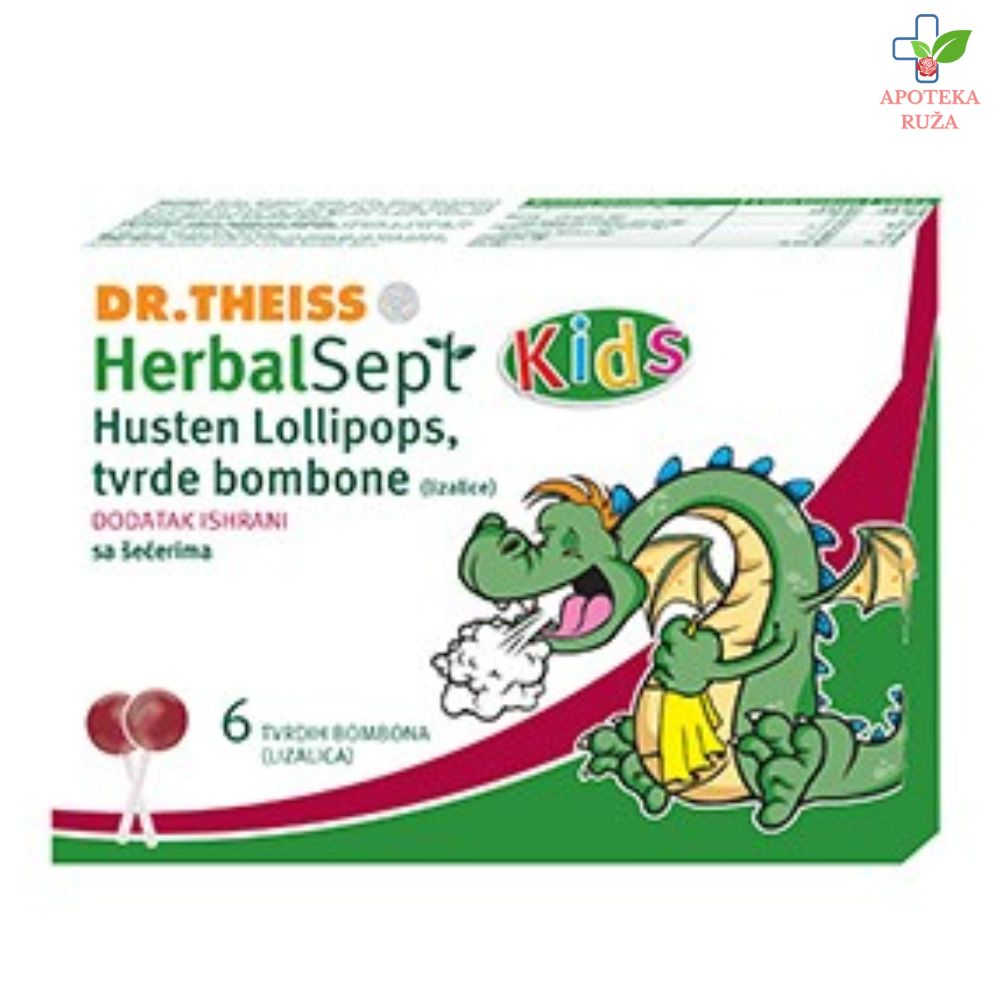 Herbal Sept Lizalice protiv kašlja 6 komada