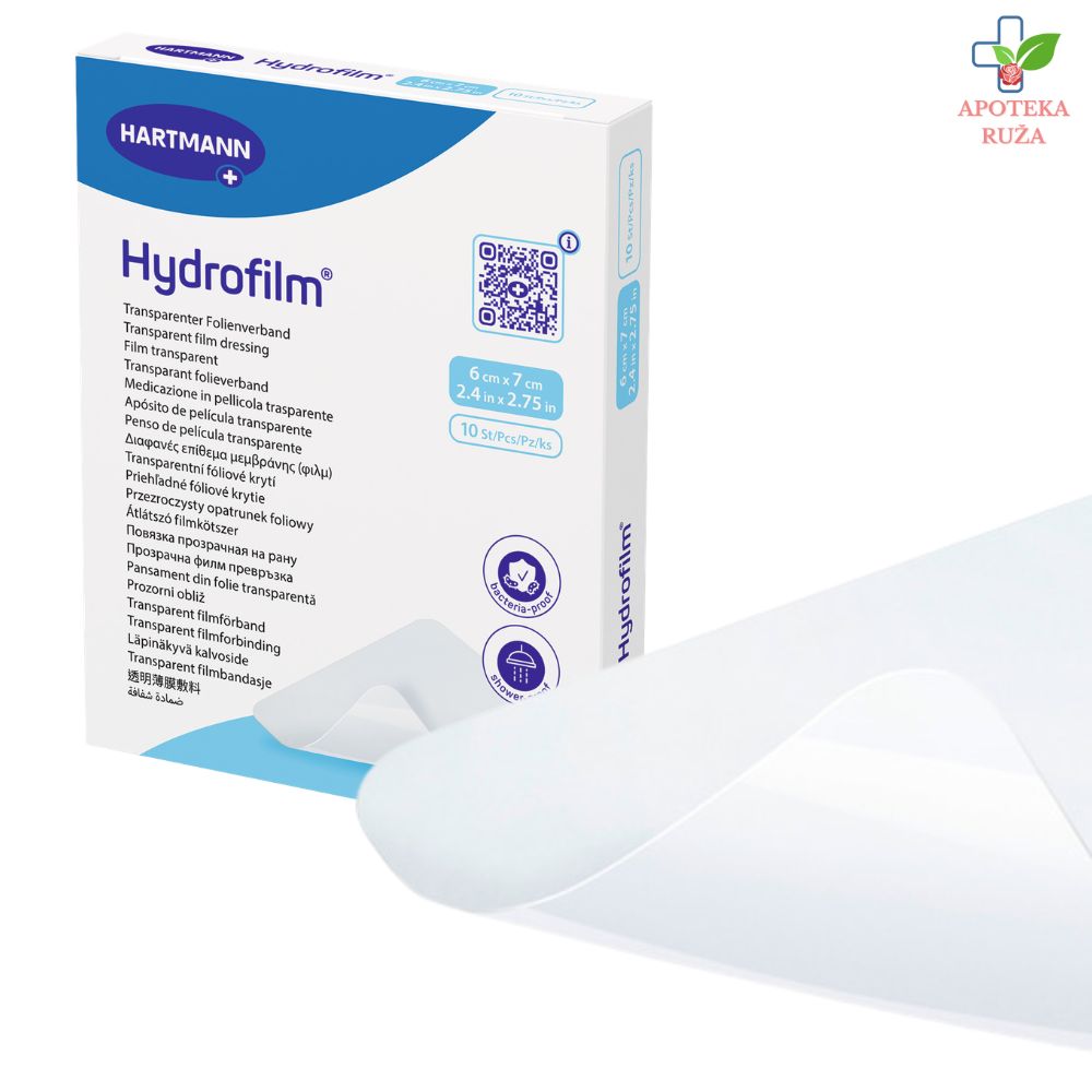 Hydrofilm obolga za rane 6cm x 7cm 1 komad