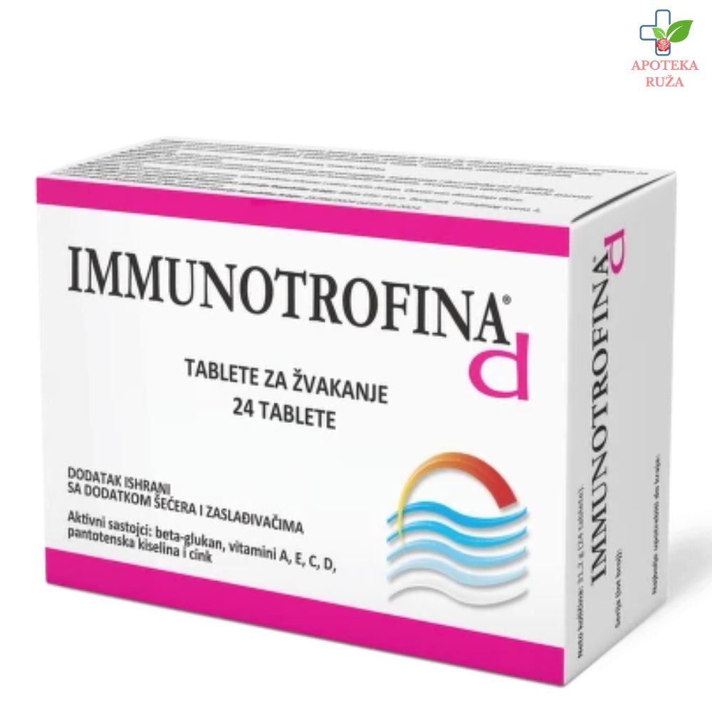Immunotrofina D za imunitet 24 tablete za žvakanje
