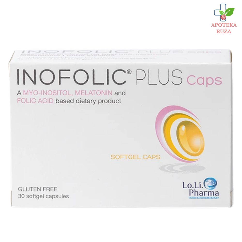 Inofolic Plus za bolju reproduktivni sposobnost žena posle 35 godina 30 kapsula