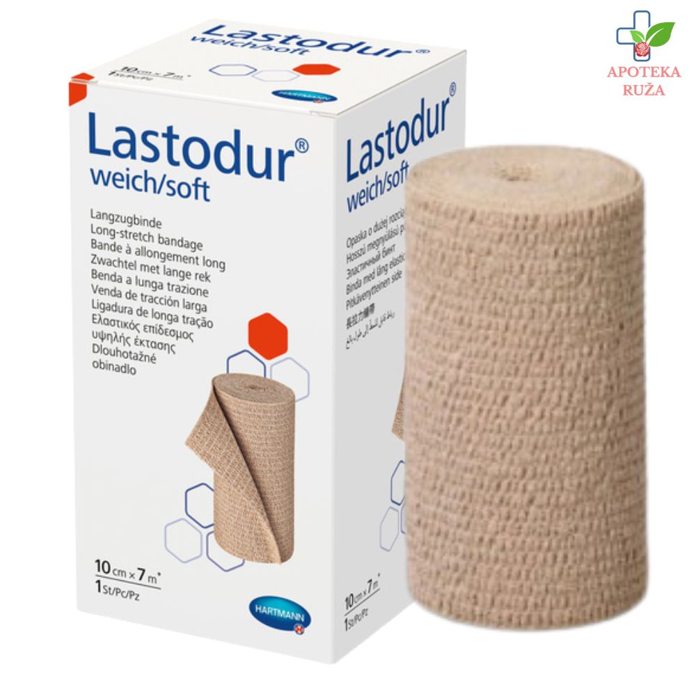 Lastodur Soft elastični zavoj 10cm x 7m 1 komad