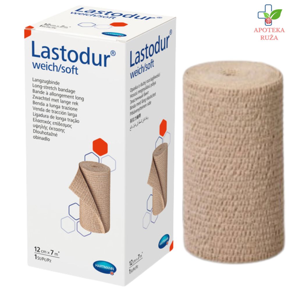 Lastodur Soft elastični zavoj 12cm x 7m 1 komad