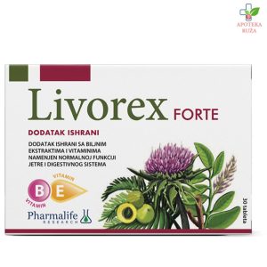 Livorex Forte za čišćenje jetre 30 tableta