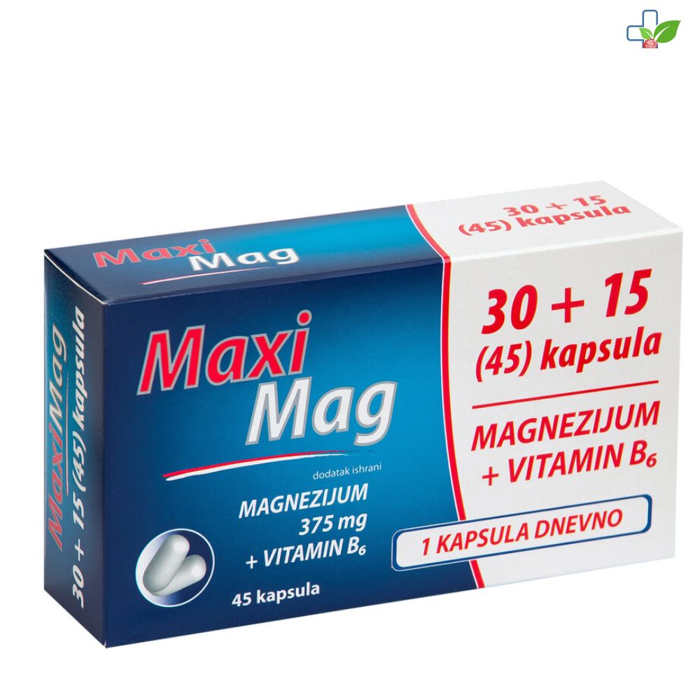Maxi Mag 30+15 kapsula GRATIS = 45 kapsula