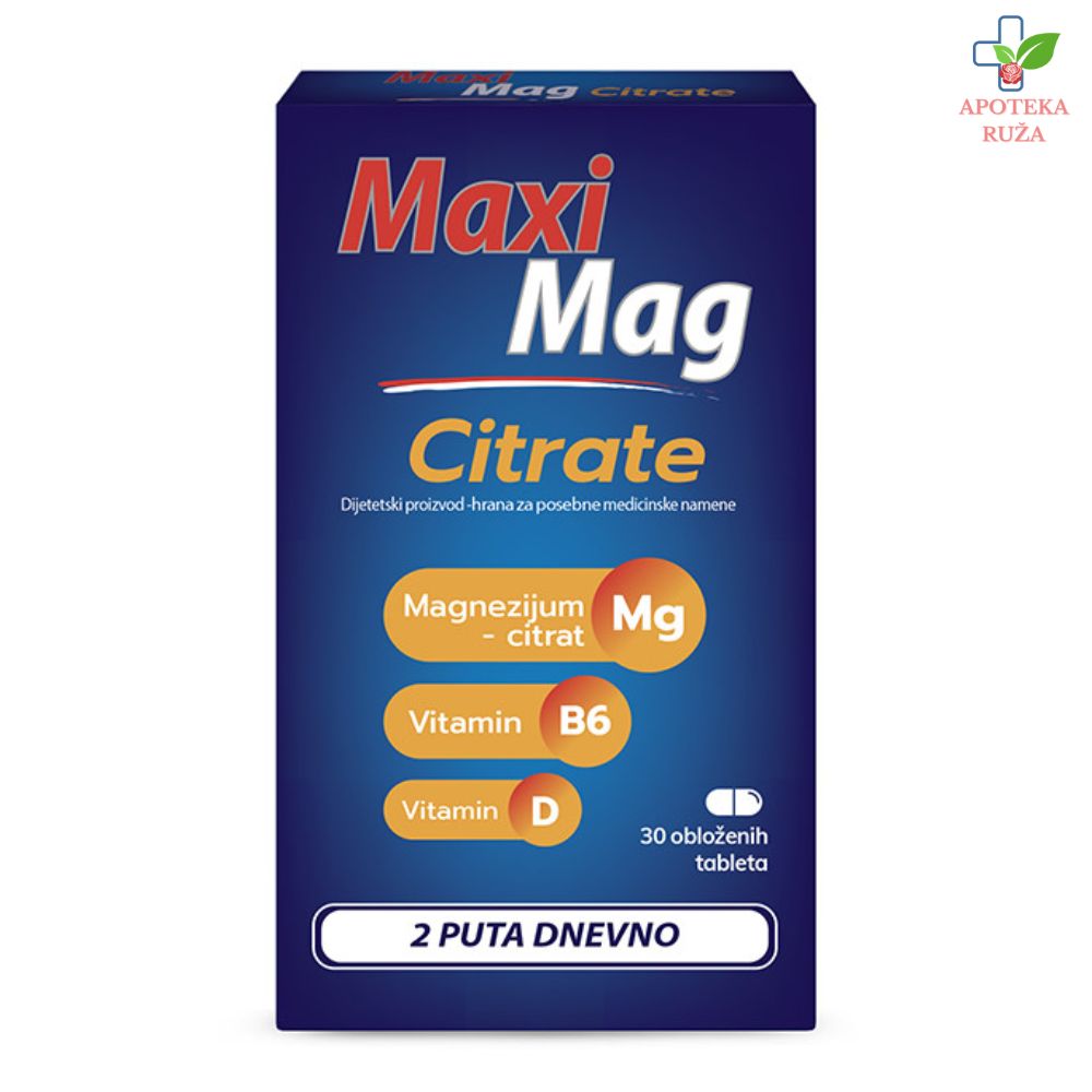 Maxi Mag Citrte 30 tableta