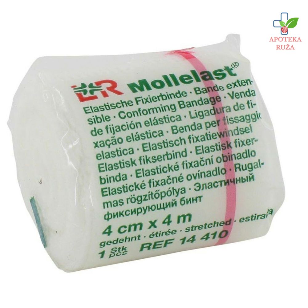 Mollelast elastični zavoj 4cmx4m 1 komad