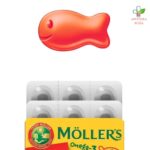 Mollers Omega 3 36 gumenih ribica sa ukusom jagode