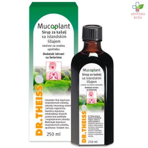 Mucoplant sirup za kašalj sa islandskim lišajem protiv suvog kašlja i promuklosti 250ml