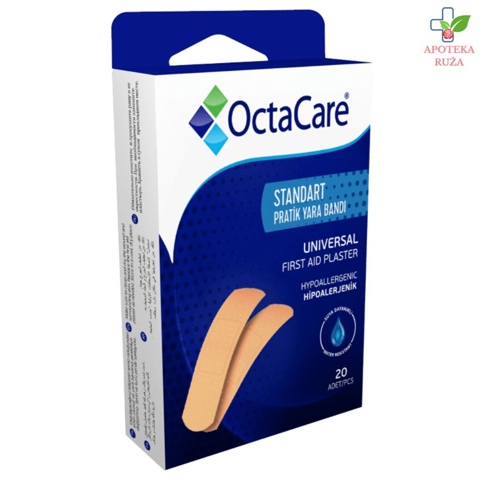 Octacare Standard flasteri 19mmx72mm 20 komada