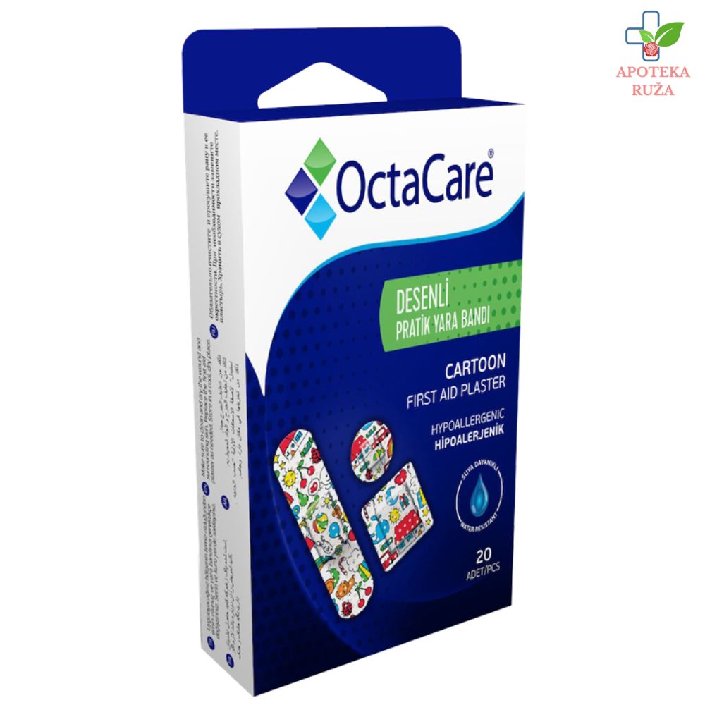 Octacare flasteri dečiji u 3 veličine 20 komada