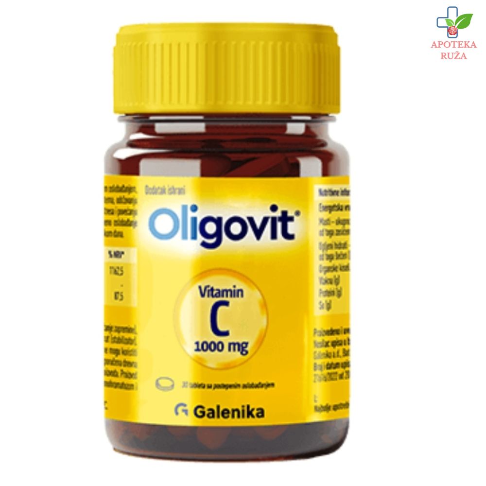 Oligovit Vitamin C 1000mg 30 kapsula