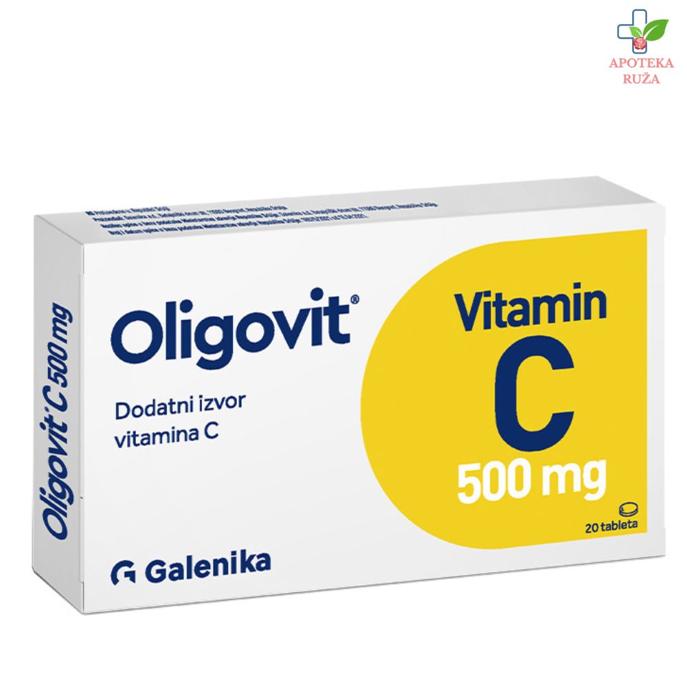 Oligovit Vitamin C 500 20 tableta