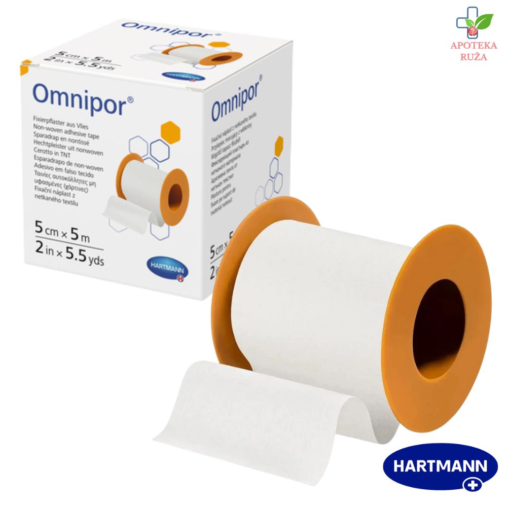Omnipor flaster (papir) 5cm x 5m