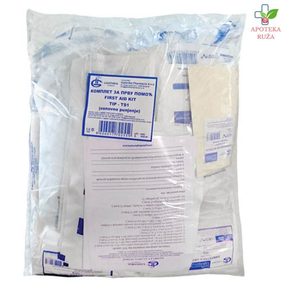 Rezervno punjenje za ormarić prve pomoći TS1 Galenika