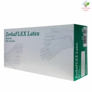 Rukavice Latex BELE blago puderisane veličina XL Zorka 100 komada