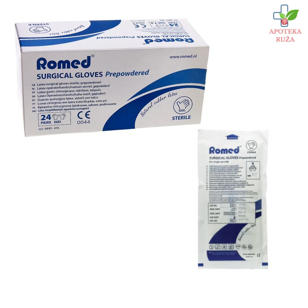 Rukavice hirurške sterilne veličina 7,5 100 komada