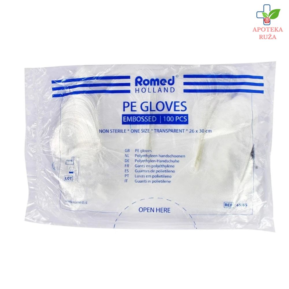 Rukavice od PVC jednokratne Romed 100 komada