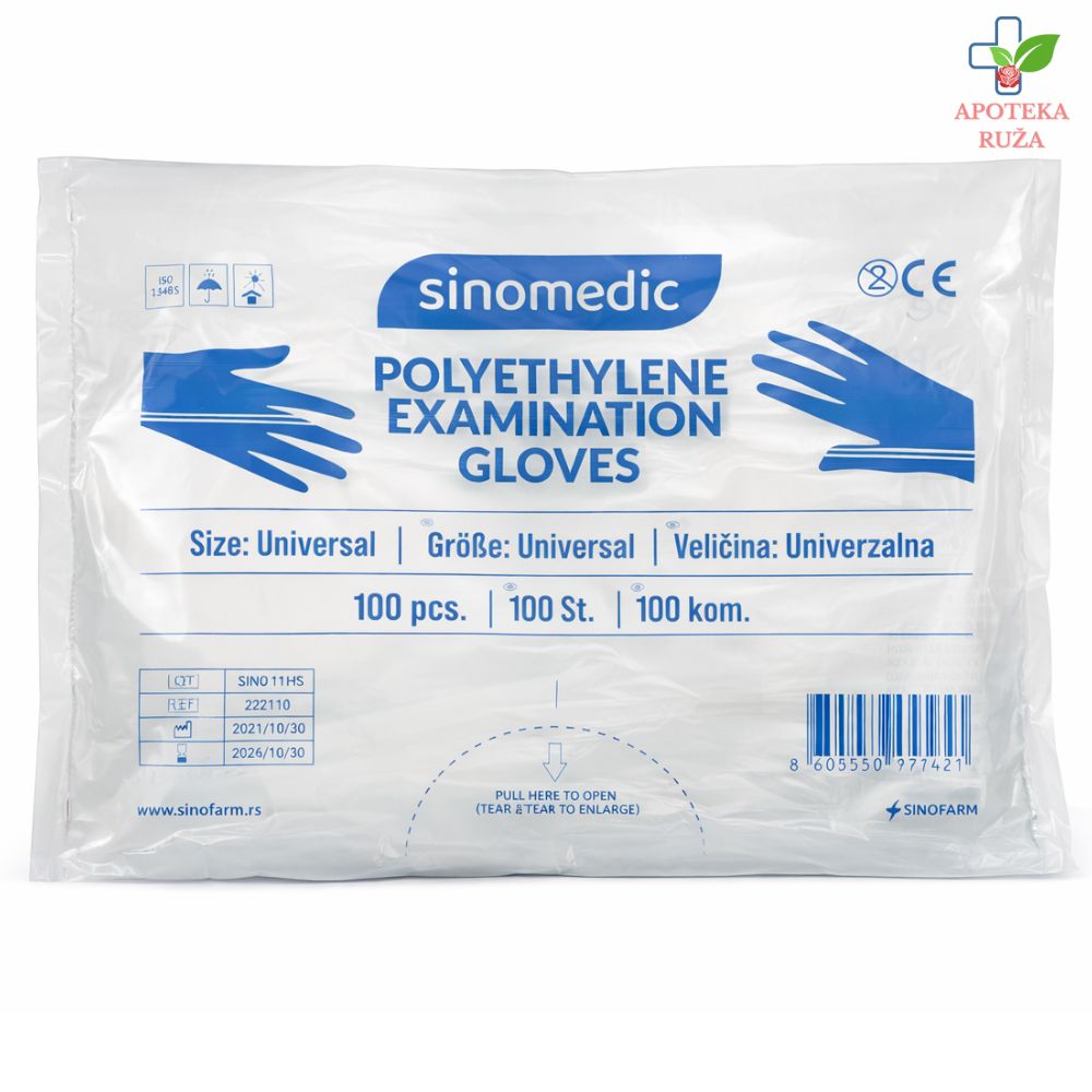 Rukavice od polietilena (PE) jednokratne 100 komada