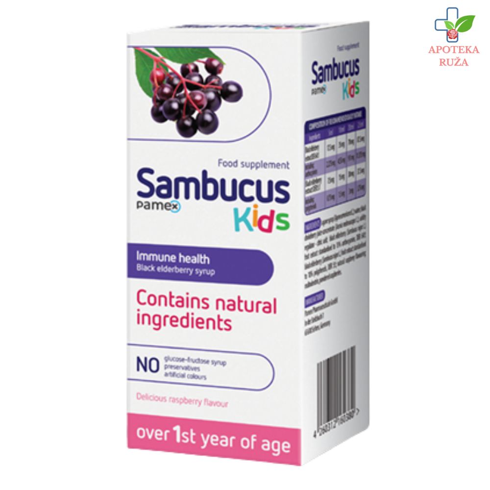 Sambucus sirup za imunitet za uzrast 1+ 120ml
