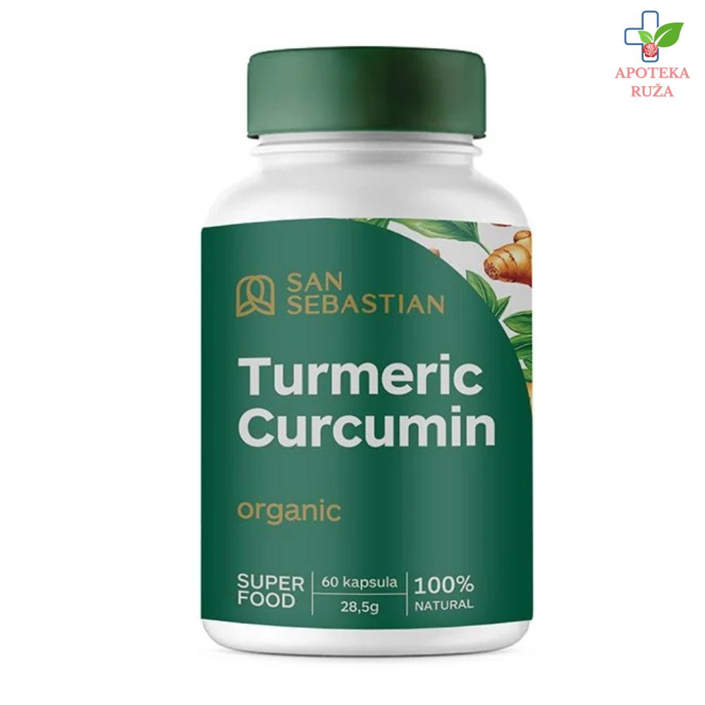 San Sebastian Curcumin Organic 60 kapsula