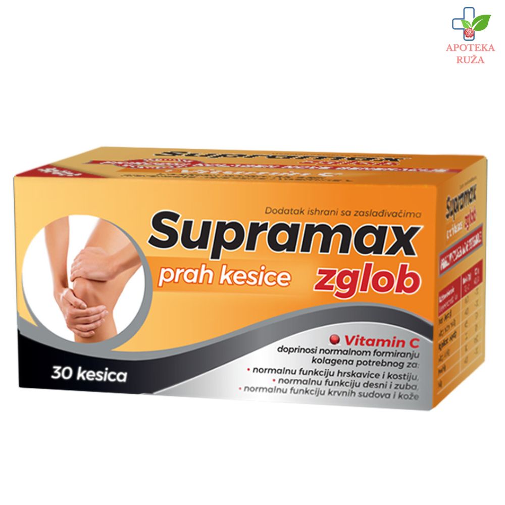 Supramax Zglob kolagen za jačanje kostiju i zglobova 30 kesica