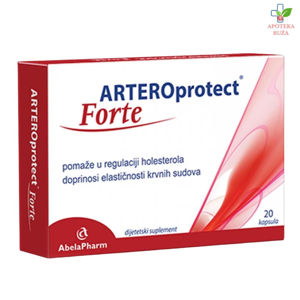 ARTEROprotect Forte protiv holesterola i triglicerida 20 kapsula
