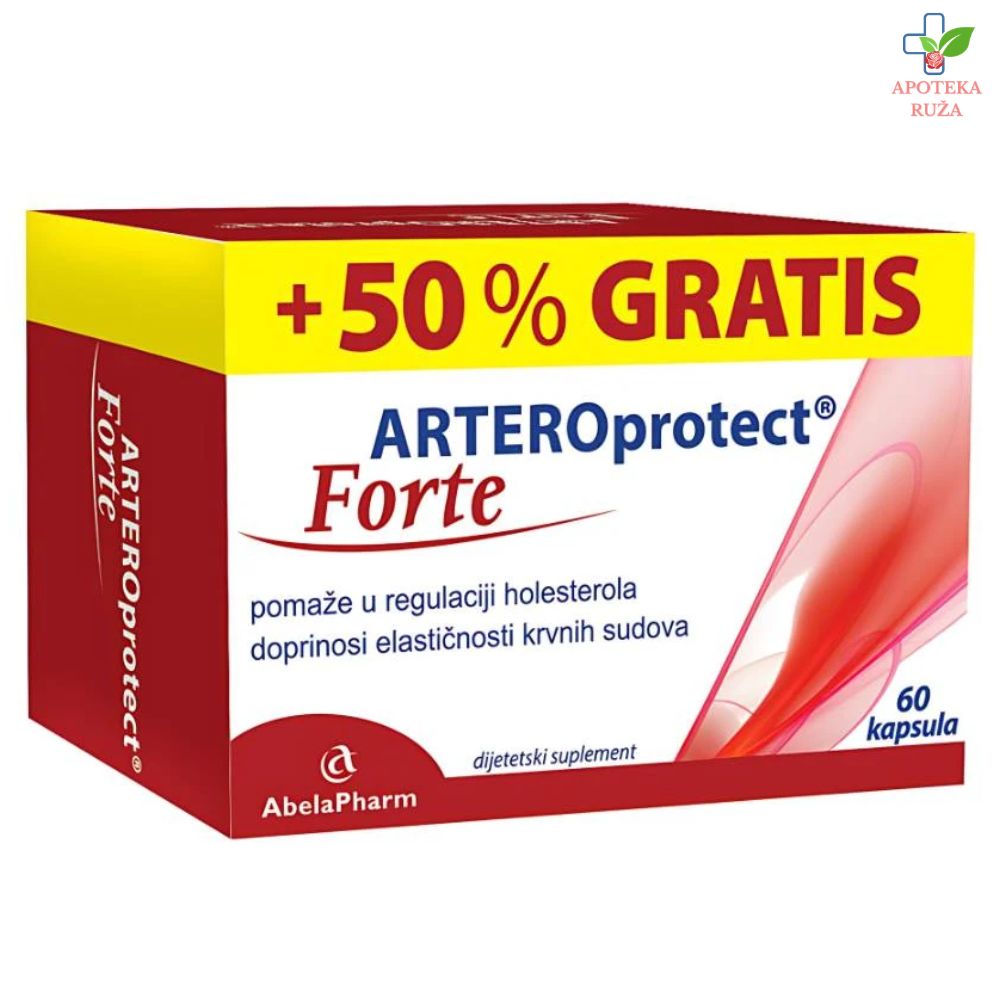 ARTEROprotect Forte protiv holesterola i triglicerida 60 kapsula