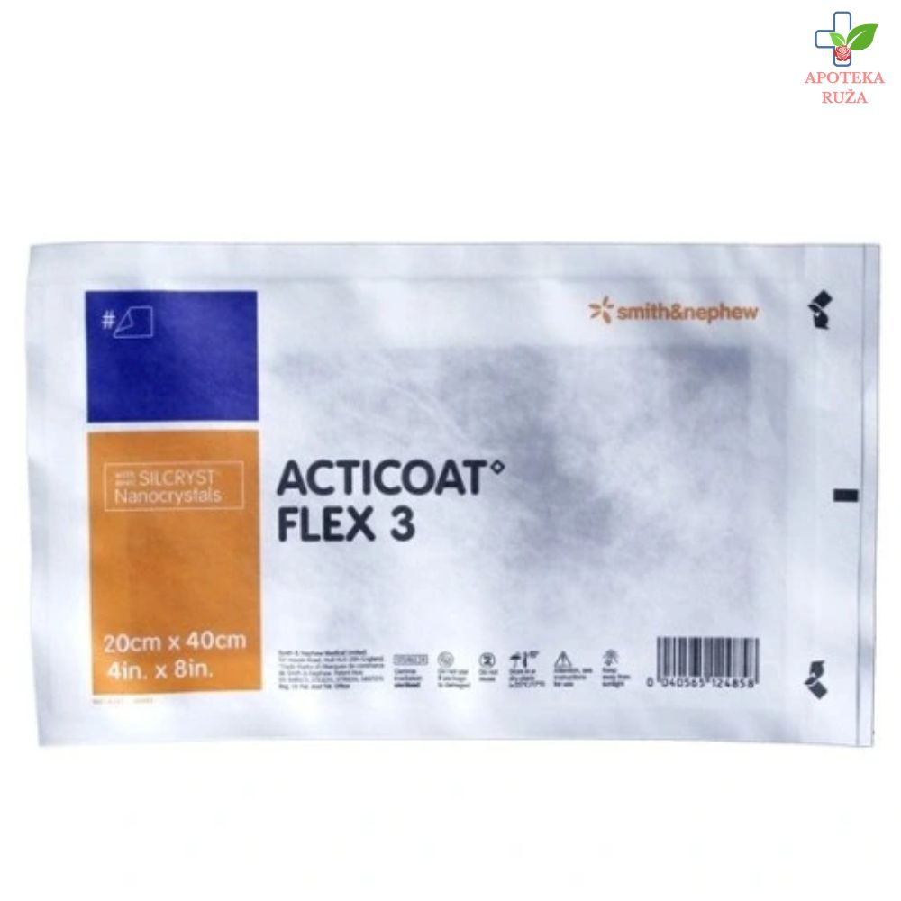 Acticoat Flex 3 antimikrobna obloga za rane 20cm x 40cm 1 komad