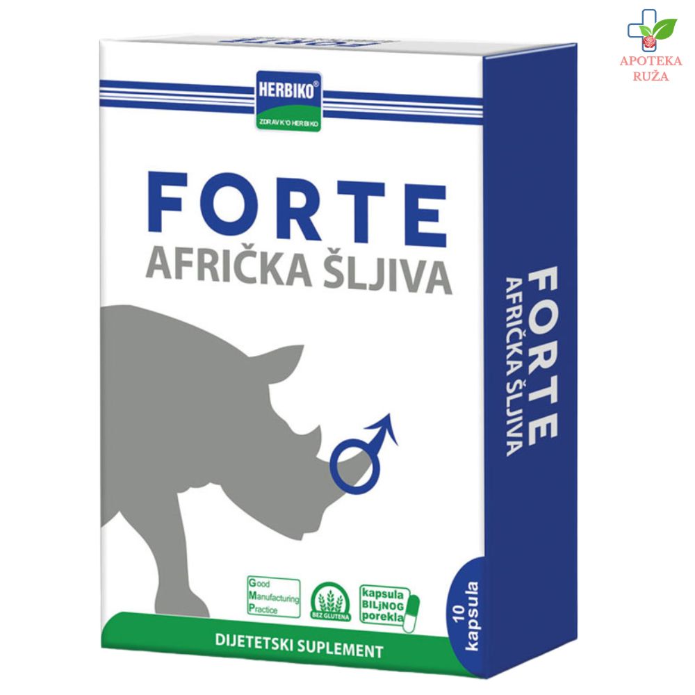 Afrička šljiva Forte za bolju potenciju kod muškaraca 10 kapsula