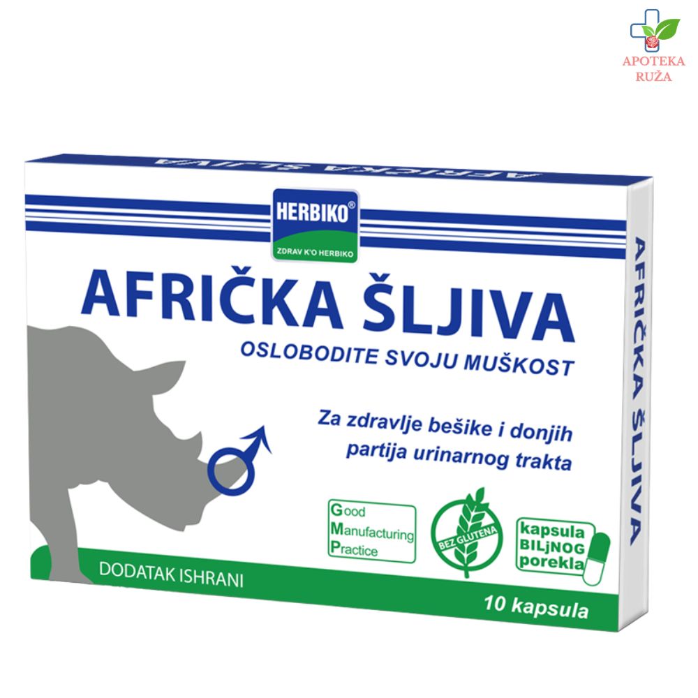 Afrička šljiva za bolju potenciju kod muškaraca 10 kapsula
