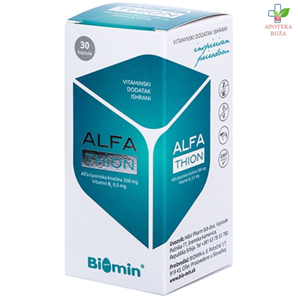 Alfathion protiv grčeva, neuropatija, trnjenja i mravinjanja 30 kapsula