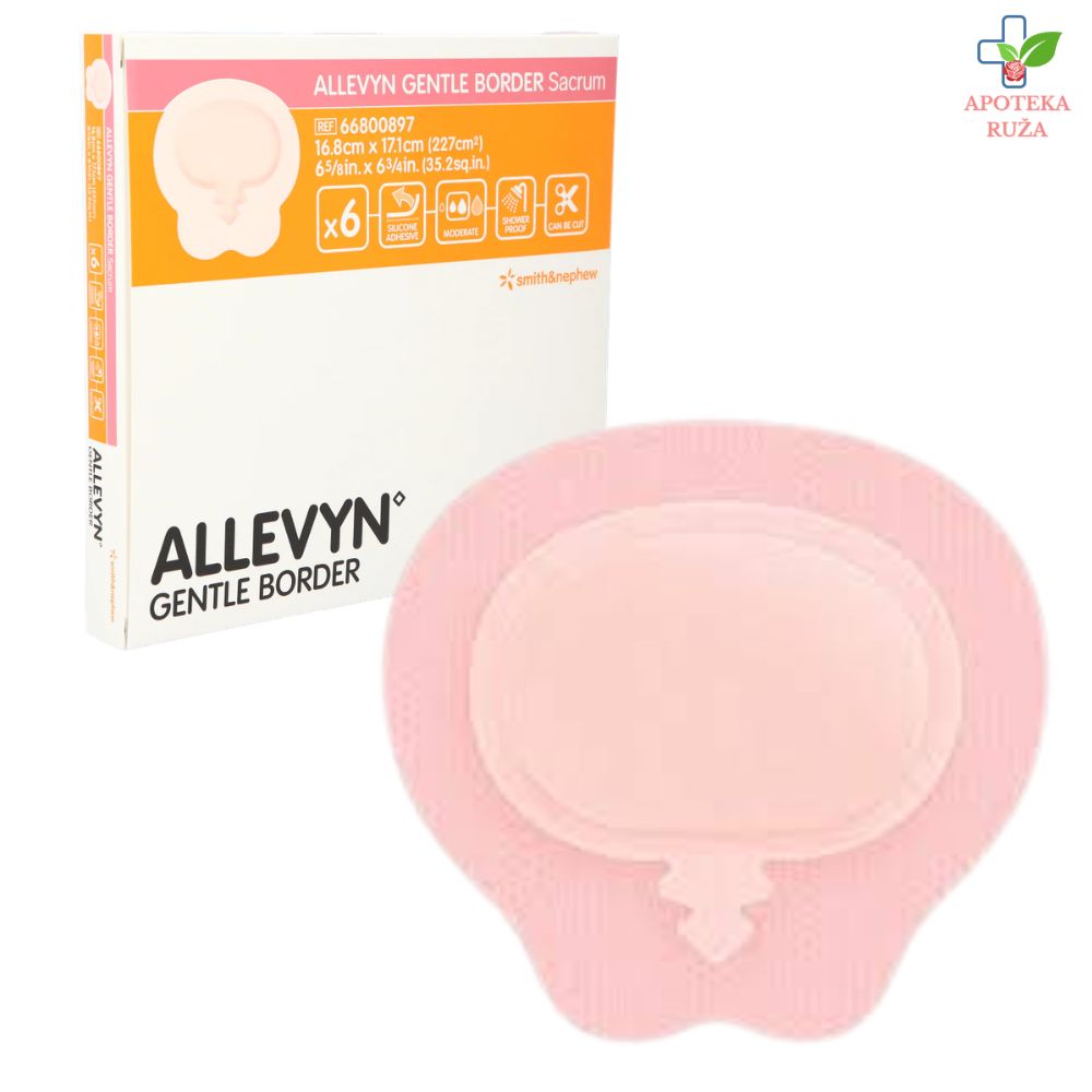 Allevyn Gentle Border obloga za rane 16,8cm x 17,1cm 1 komad