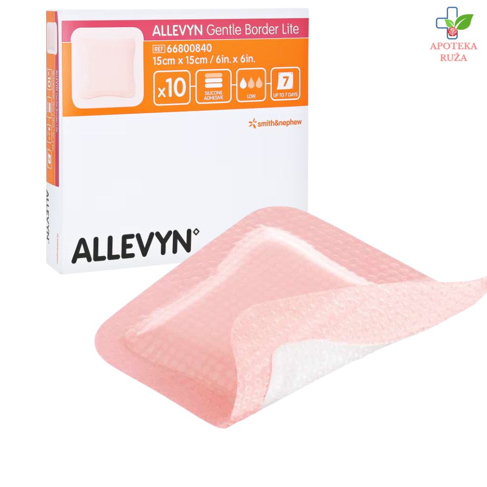 Allevyn Gentle Border obloga za rane 15cm x 15cm 1 komad