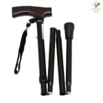 Aluminijumski sklopivi štap – crni AT51104