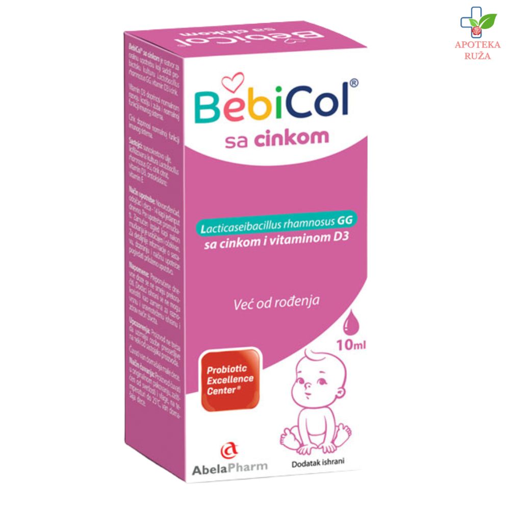 BebiCol kapi sa cinkom protiv grčića 10 ml