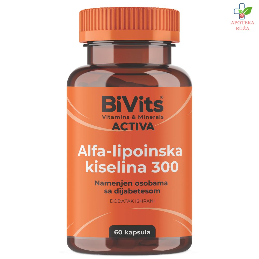 BiVits ACTIVA Alfa lipoinska kiselina 300 60 kapsula
