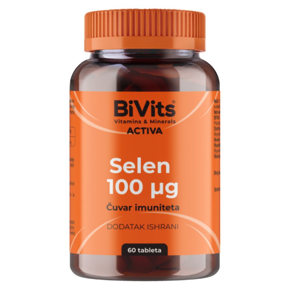 BiVits ACTIVA Selen 100 mcg 60 kapsula