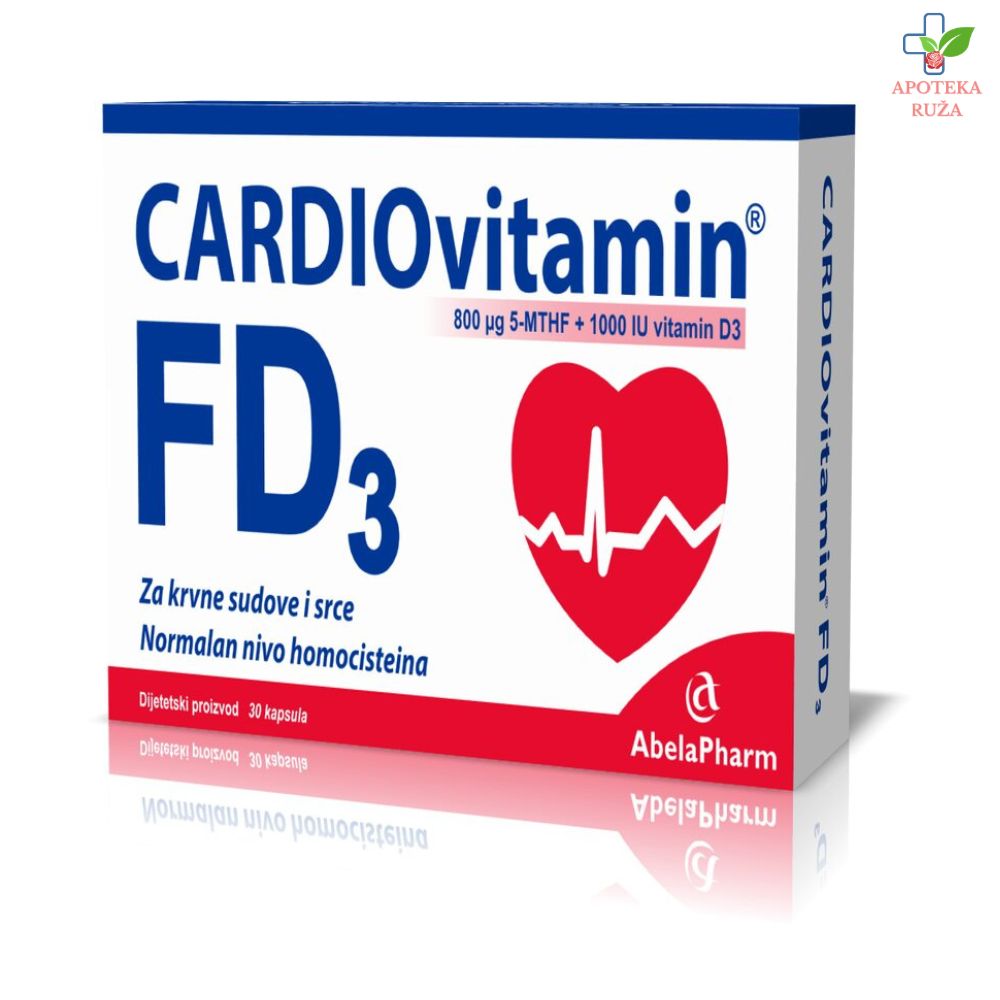 CARDIOvitamin FD3 za zdravo srce 30 kapsula