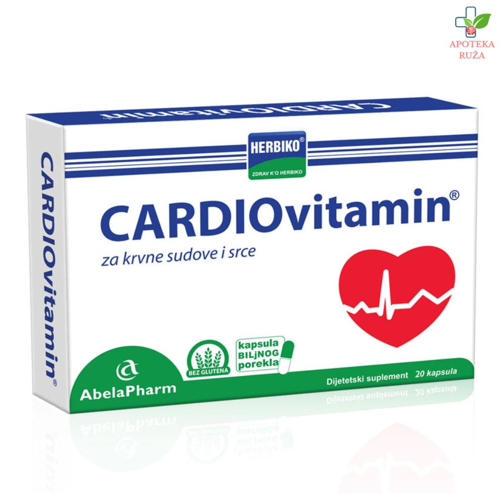 CARDIOvitamin za zdravo srce 20 kapsula