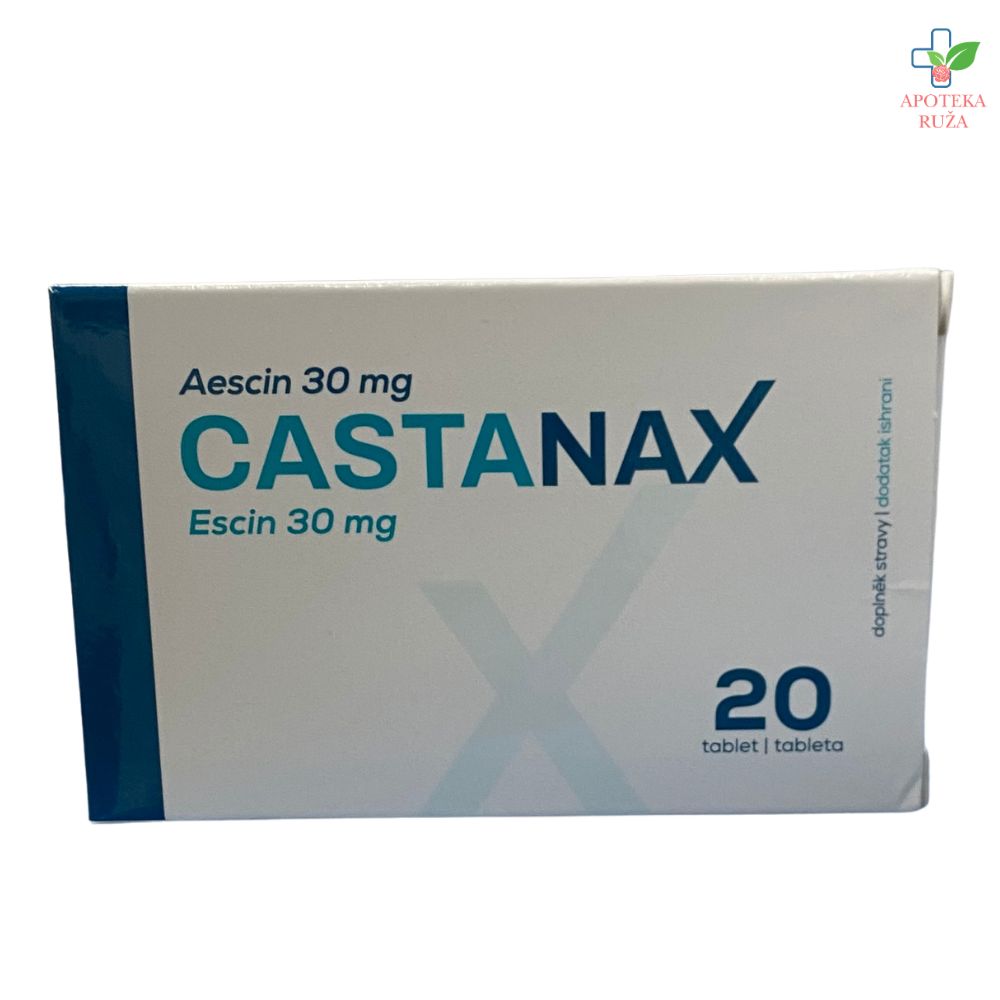 Castanax protiv otoka i modrica 20 tableta