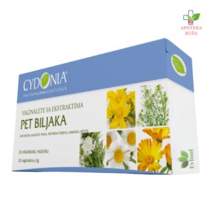 Cydonia vaginalete sa ekstraktima 5 biljaka 10 komada