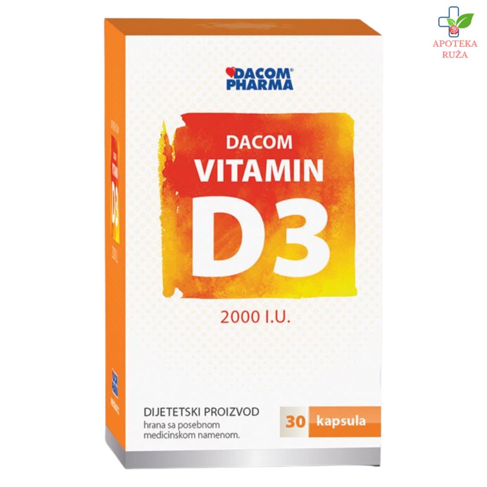 Dacom Vitamin D3 2000IU 30 kapsula